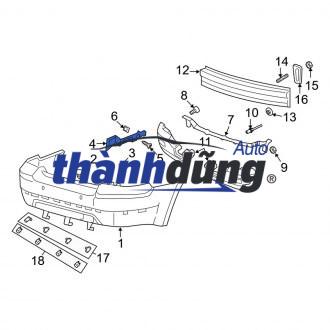 NẸP CÀI CẢN TRƯỚC CHEVROLET CAPTIVA | 96448220 - Ảnh 3