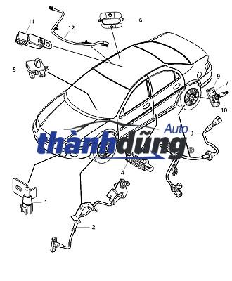 CẢM BIẾN ABS TOYOTA YARIS 2006-2012 | 895160D120 - Ảnh 4