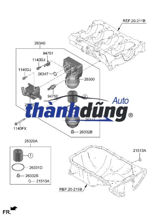 GIOĂNG KÉT SINH HÀN MERCEDES C200 2007-2014 | 2711840280 - Ảnh 4