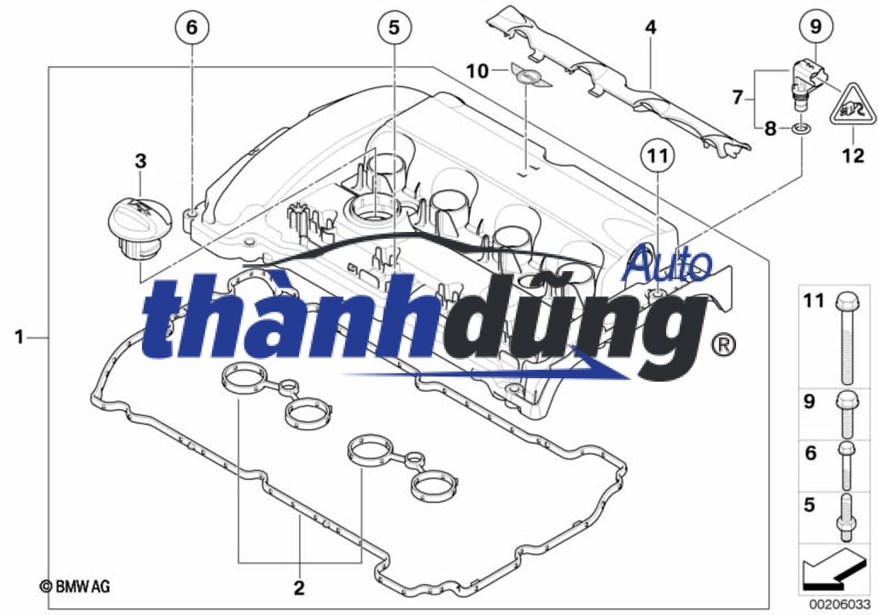 NẮP TRANG TRÍ MẶT MÁY FORD RANGER | 8M346584AA - Ảnh 3
