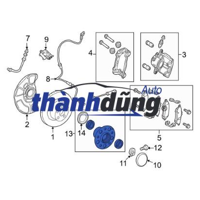 CỤM BI MAY Ơ MITSUBISHI TRITON 2007-2015 | MR992374 - Ảnh 4