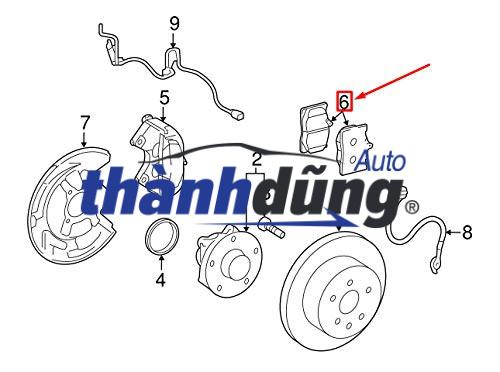 MÁ PHANH SAU BMW 325I 2006-2013 | 34216774692 - Ảnh 4