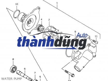 BƠM NƯỚC ĐỘNG CƠ MERCEDES E400 2015-2018 | 2762000801 - Ảnh 3