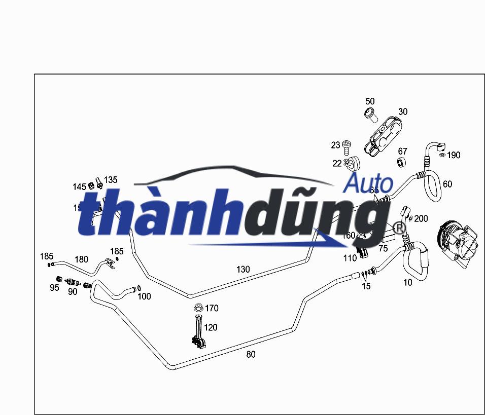 CAO SU CÂN BẰNG MERCEDES E350 2014-2018 | 2053230965 - Ảnh 4