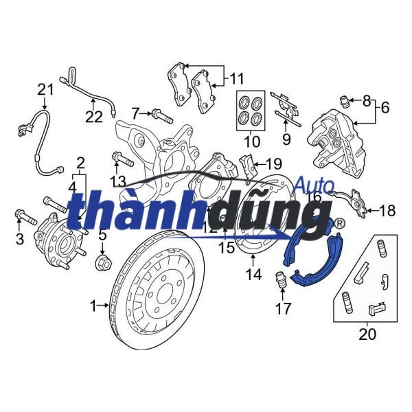 GUỐC PHANH SAU DAEWOO ESPERO 1997-2003 | 93747045 - Ảnh 5