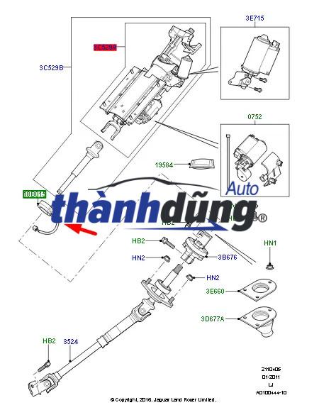 CẢM BIẾN GÓC LÁI NISSSAN QASHQAI 2008-2013 | 479454BA0A - Ảnh 3