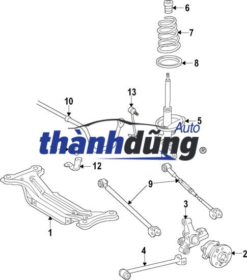 THANH GIẰNG DỌC TRƯỚC DAEWOO MATIZ - Ảnh 4