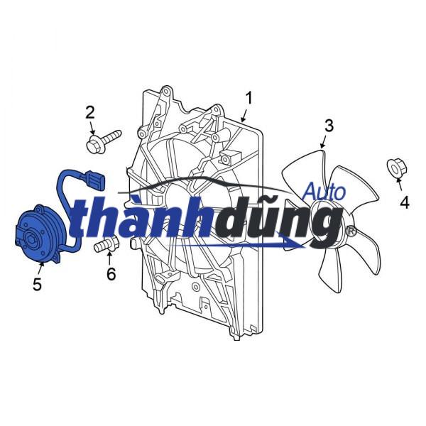 CÁNH QUẠT KÉT NƯỚC BMW 325I 2001-2007 | 11521712058 - Ảnh 3