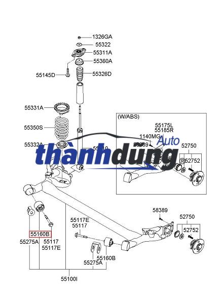 CAO SU CẦU SAU TOYOTA ALTIS 2014 | 4872512560 - Ảnh 4