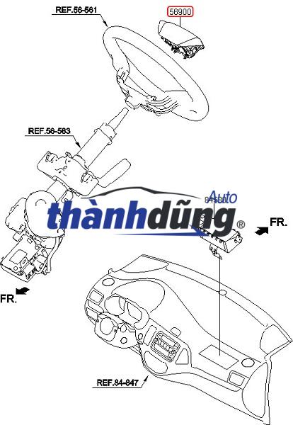 CÁP CÒI HYUNDAI I10 2008-2011 | 934900X210 - Ảnh 4