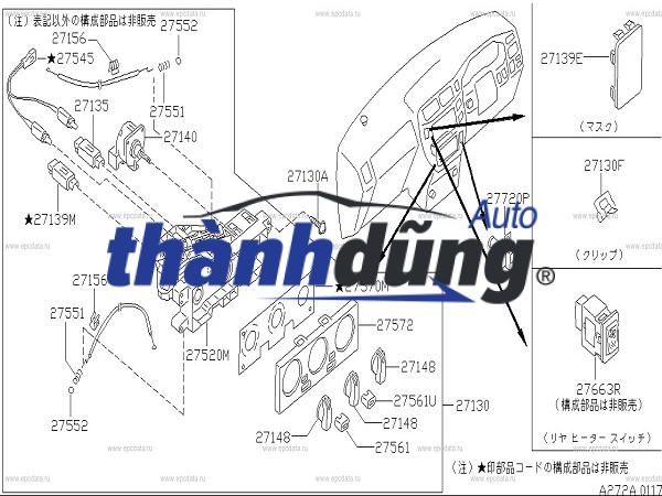 CÔNG TẮC KHIỂN DÀN LẠNH KIA FORTE 2008-2013 | 972501M620WK - Ảnh 5