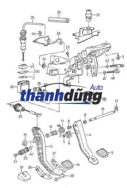 DÂY CÔN MITSUBISHI MIRAGE 2013-2021 | 2342A019 - Ảnh 3