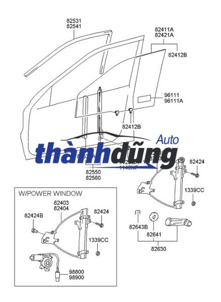 GIOĂNG CÁNH CỬA SAU TRÁI CHEVROLET TRAILBLAZER 2013 | 84536077 - Ảnh 3