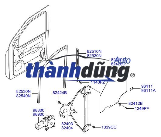 GIOĂNG CÁNH CỬA SAU TRÁI CHEVROLET TRAILBLAZER 2013 | 84536077 - Ảnh 4