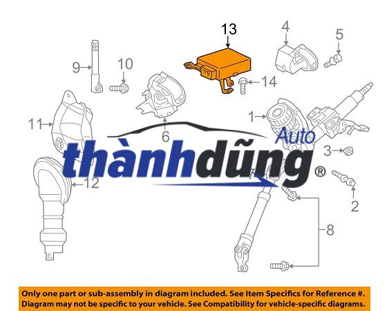 HỘP ĐIỀU KHIỂN THƯỚC LÁI LEXUS LS460 | 8965050140 - Ảnh 4