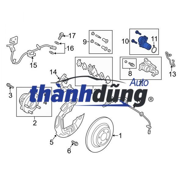 MÔ TƠ PHANH TAY MERCEDES ML500 | 1669065401 - Ảnh 5