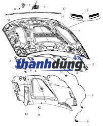 NẮP CAPO XE CHEVROLET AVEO 2009 | 96888444 - Ảnh 3