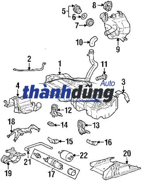 Nắp cụm bơm xăng HYUNDAI I10 2014 | 31113-B4000 - Ảnh 3