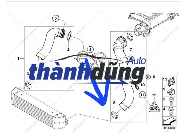 ỐNG GIÓ NẠP KÉT TURBO MERCEDES SPRINTER | 9015284782 - Ảnh 3