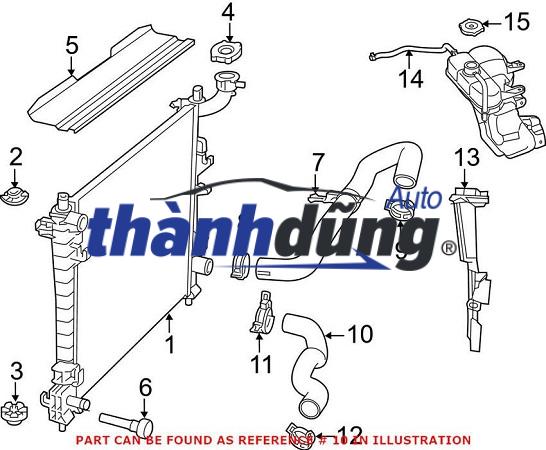 TUY Ô CHIA NƯỚC CHEVROLET VIVANT 2006-2010 | 96263885 - Ảnh 4