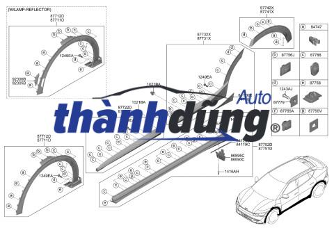 VIỀN CUA LỐP TOYOTA CROSS 2021-2025 | 756010A010 - Ảnh 4