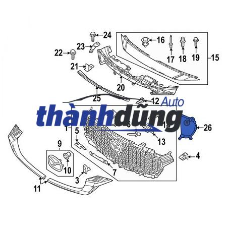 Logo ca lăng FORD TRANSIT 2013-2020 | FB5Z8213A - Ảnh 4
