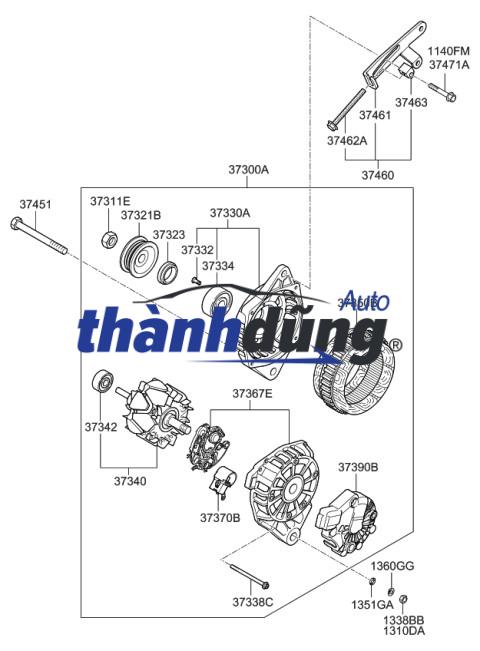 PULY MÁY PHÁT AUDI A5 | 06H903201D - Ảnh 5