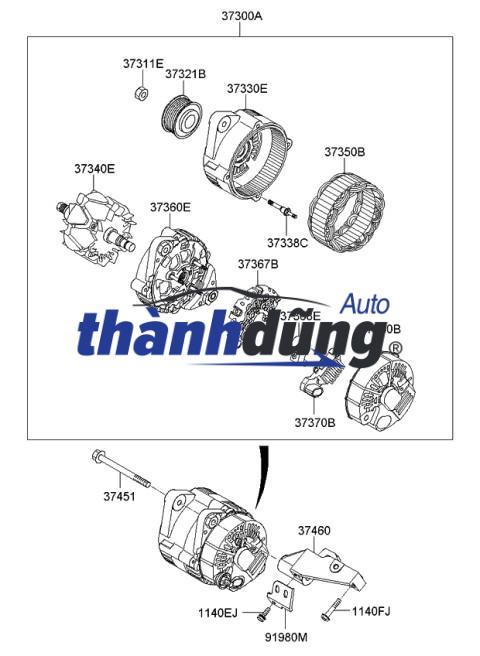 PULY MÁY PHÁT AUDI A5 | 06H903201D - Ảnh 4