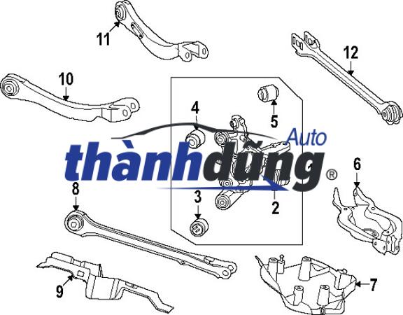 THANH GIẰNG NGANG DAEWOO LACETTI 2010 | 96550053 - Ảnh 4