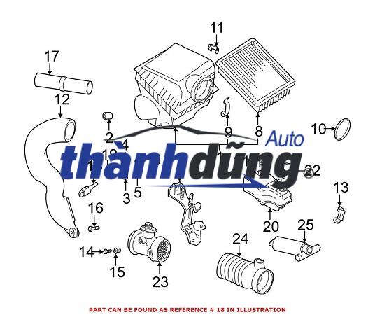 CẢM BIẾN LƯU LƯỢNG KHÍ NẠP FORD TRANSIT 2002-2009 | 6C1112B579AA - Ảnh 3