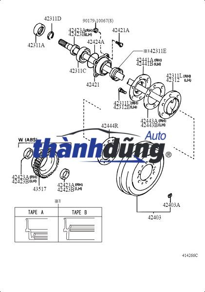 BI MAY Ơ SAU KIA FRONTIER | 32009JR - Ảnh 4