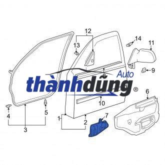 CÁNH CỬA SAU PHỤ HYUNDAI I10 2017 | 77004B4001 - Ảnh 4