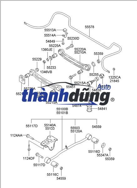 CAO SU CÀNG I SAU HYUNDAI I30 2008-2012 | 552152G000 - Ảnh 4