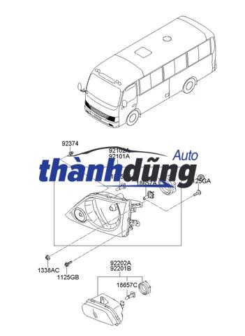 ĐÈN GẦM PHẢI HYUNDAI COUNTY 2011 | 9220258100 - Ảnh 4