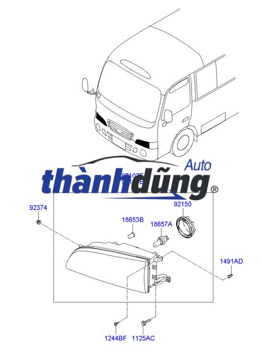 ĐÈN GẦM PHẢI HYUNDAI COUNTY 2011 | 9220258100 - Ảnh 3
