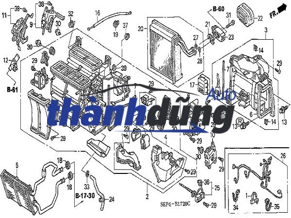 MÔ TƠ TRỘN GIÓ MÁY LẠNH TOYOTA CROSS 2020-2023 | 871060K100 - Ảnh 4