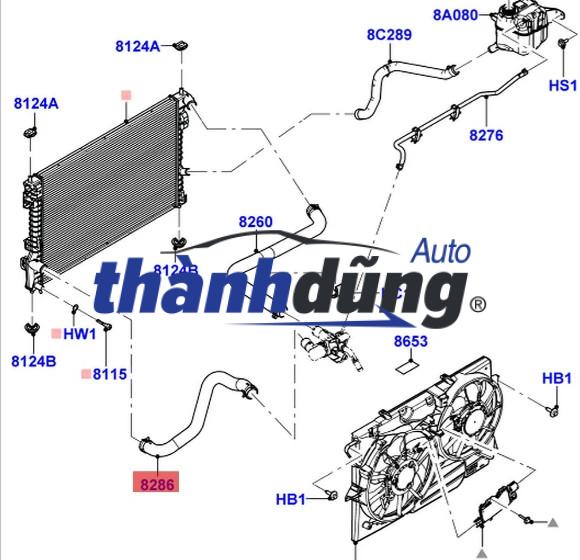 TUY Ô LÀM MÁT KÉT NƯỚC FORD MONDEO 2.5 | 2S718N039AE - Ảnh 4