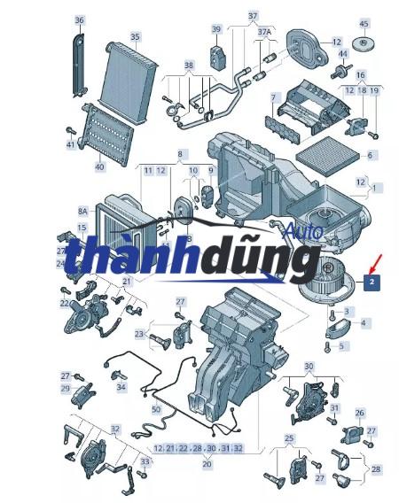 DÀN LẠNH SAU MAZDA BT50 2012-2021 | EB3Z19860F - Ảnh 4