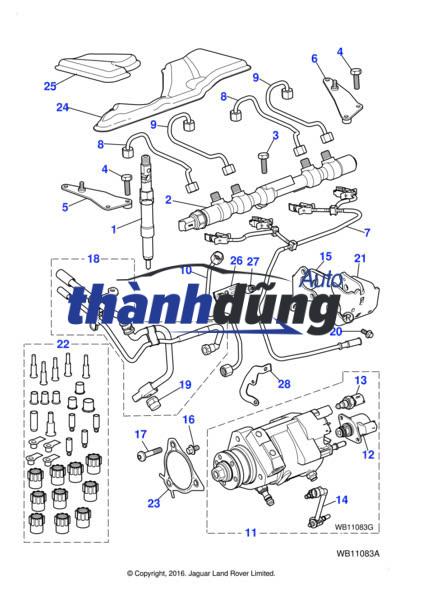 CẢM BIẾN ÁP SUẤT KIM PHUN FORD RANGER 2019-2023 - Ảnh 4