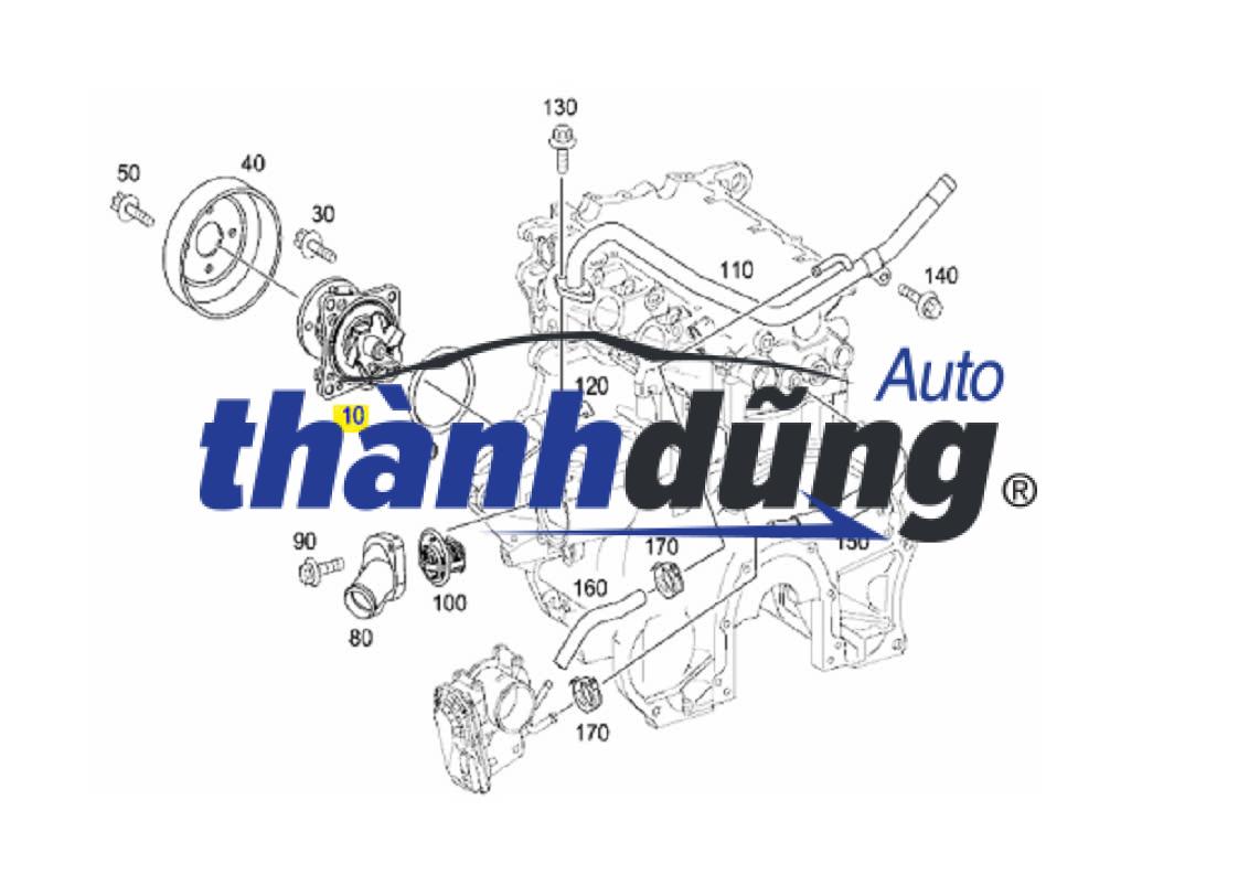 PHỚT BƠM NƯỚC MERCEDES ML350 | 2762010703 - Ảnh 4