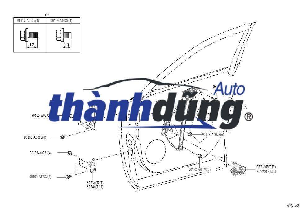 BẢN LỀ CÁNH CỬA TRÊN HYUNDAI ELANTRA 2006-2020 | 793202E000 - Ảnh 3