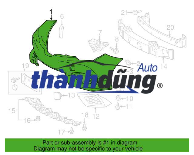 VIỀN CẢN TRƯỚC HYUNDAI AVANTE 2019-2021 | 86591F2AA0 - Ảnh 4