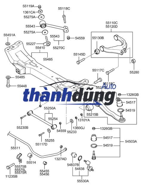 CAO SU CÀNG NHÔM MERCEDES C250 | 2043331114 - Ảnh 3