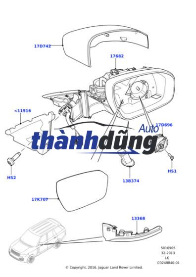 MÔ TƠ CHỈNH MẶT GƯƠNG FORD EXPLORER 2016 | 6U5Z17D696D - Ảnh 3