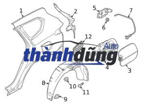 Cáp mở cửa đổ nhiên liệu CHEVROLET COLORADO 2013-2020 | 52093131-1 - Ảnh 4