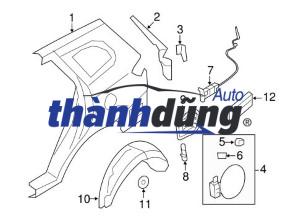 NẮP BÌNH XĂNG HYUNDAI KONA 2017-2023 | 3101025300 - Ảnh 4