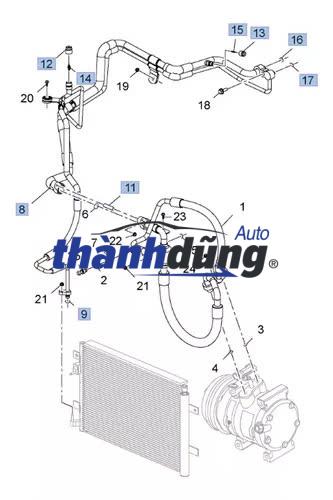 TUY Ô GA VÀO DÀN LẠNH CHEVROLET CRUZE 2009-2016 | 13254567 - Ảnh 3