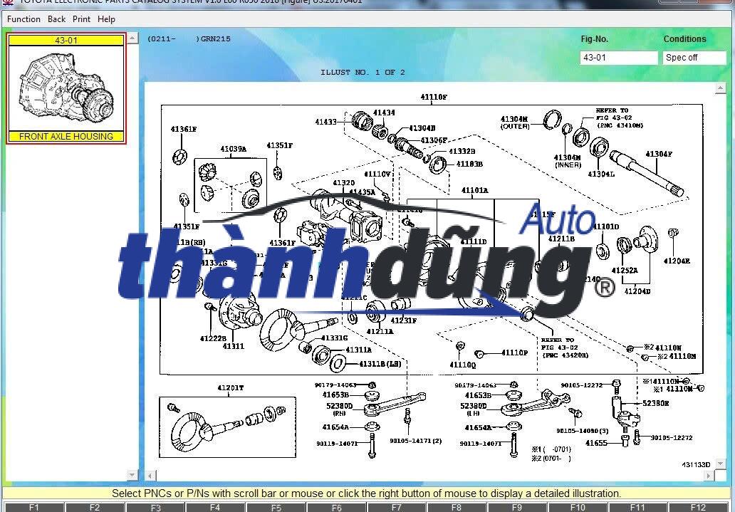 KHÓA CÀI CẦU SSANGYONG STAVIC 2013-2018 | 4151036200 - Ảnh 3