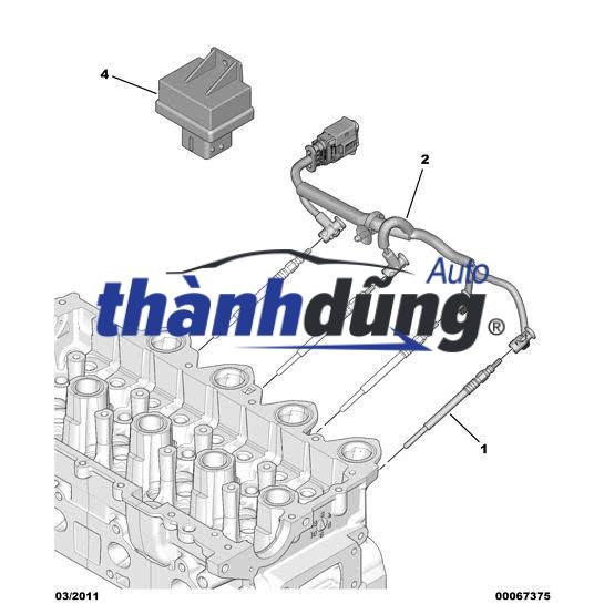 RƠ LE BUGI SẤY MERCEDES MB100 1996-2003 | 6625453632 - Ảnh 3
