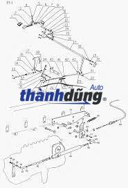 XY LANH TẮT MÁY THACO AUMAN C240 | WG9100570014 - Ảnh 4